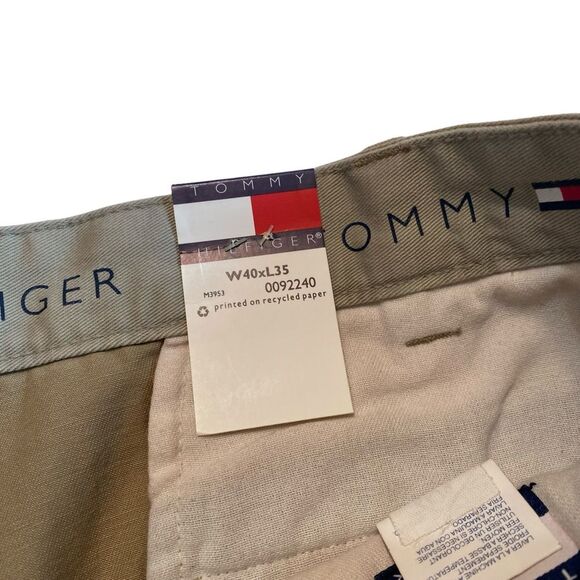 Tommy Hilfiger Plain Front Chino Pants Sz 40x35 NWT - Picture 8 of 12